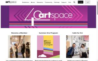 Artspace Community Arts Center website