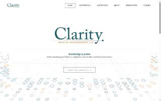 Clarity Wealth Management website