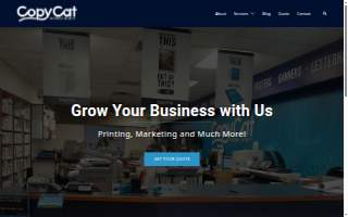 CopyCat Print Shop website