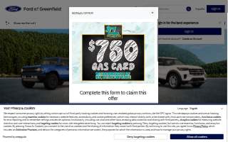 Ford of Greenfield website