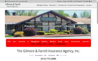 Gilmore and Farrell Insurance Agency, Inc. website
