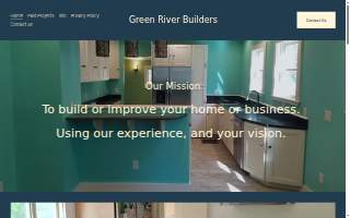 Green River Builders website