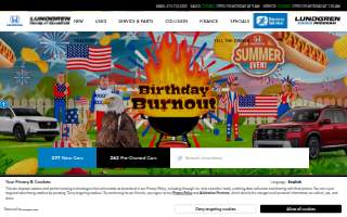 Lundgren Honda of Greenfield website