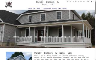 Parody Builders website