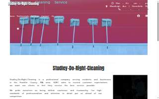 Studley DoRight Cleaning website