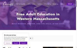 The Literacy Project website