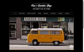 Tim's Barber Shop website