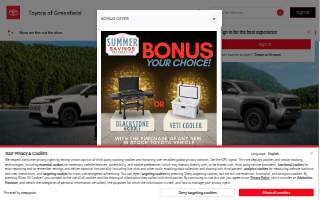 Toyota of Greenfield website