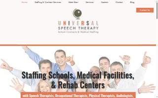 Universal Speech Therapy website