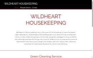 Wildheart Housekeeping website