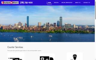 Absolute Delivery website