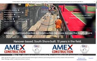 AMEX Construction website