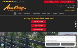 Armstrong Fence Co. of Marshfield website