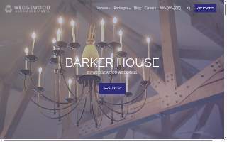 Barker House by Wedgewood Weddings website
