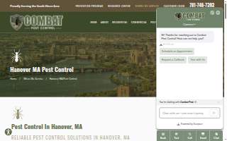 Combat Pest Control of Hanover website