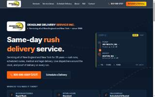 Deadline Delivery Service, Inc. website