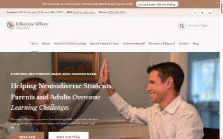 Effective Effort Consulting website