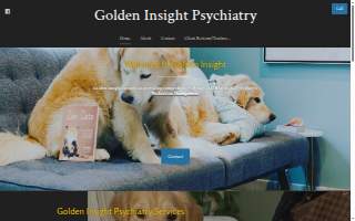 Golden Insight Psychiatry website