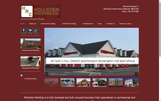 Hollstein Roofing, Inc. website