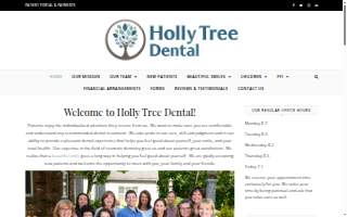 Holly Tree Dental website