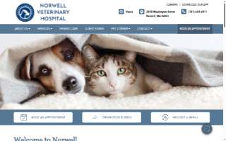 Norwell Veterinary Hospital of Hanover website
