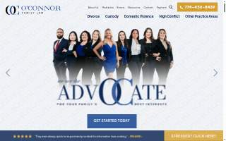 O'Connor Family Law website