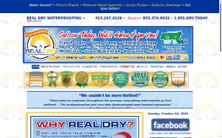 Real Dry Waterproofing of Hanover website