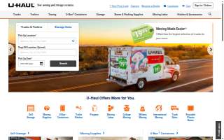 U-Haul Moving & Storage of Helena website