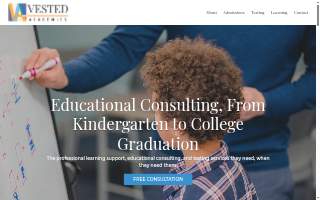 Vested Academics website