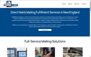 AJ Mailing Company website