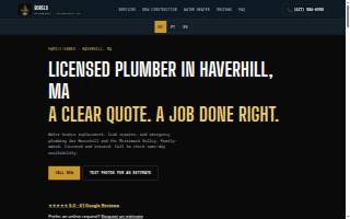 Borels plumbing Services website