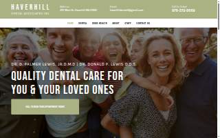 Haverhill Dental Associates Inc website