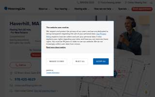 HearingLife of Haverhill MA website