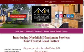 Northfield Handyman Services website