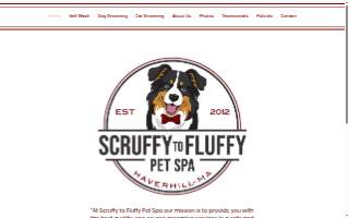 Scruffy To Fluffy Pet Spa of Haverhill website