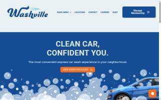 Washville Car Wash of Haverhill website