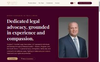 Andrew P. Smollett Legal Associates of Hingham website