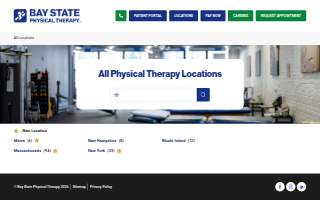 Bay State Physical Therapy of Hingham website