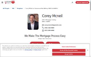 Corey McNeil at Guaranteed Rate Affinity (NMLS #168890) website