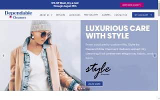 Dependable Cleaners of Hingham website