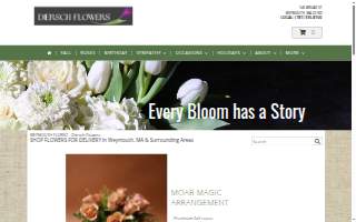 Diersch Flowers website