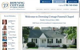 Downing Cottage Funeral Chapel website
