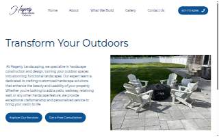 Hagerty Landscaping website