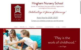 Hingham Nursery School website