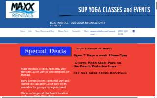 Maxx Rentals website