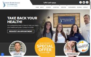 North River Family Chiropractic of Hingham website