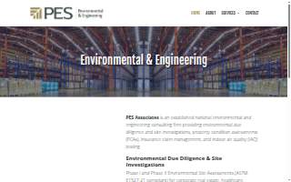PES Associates Inc - Environmental Services website