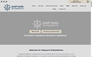 Shipyard Orthodontics website