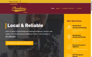South Weymouth Plumbing & Heating website