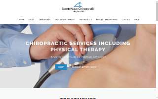 Sportswave Chiropractic website